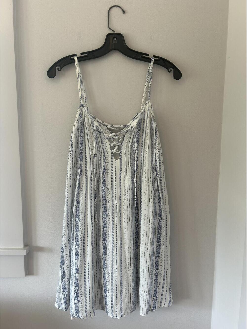 American Rag Spaghetti Strap Paisley Print Beach Dress Women’s Size Medium
